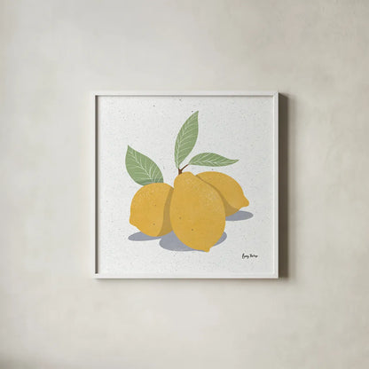 Fruity Cocktails V by Becky Thorns. Shown in a crisp white glass frame for a clean and minimalist style. Available as an archival giclee rolled canvas, fine art paper, or poster print. SKU 58890a.
