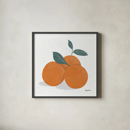 Fruity Cocktails VI by Becky Thorns. Shown in a sleek black glass frame for a contemporary gallery look. Available as an archival giclee rolled canvas, fine art paper, or poster print. SKU 58891a.