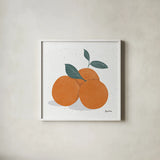 Fruity Cocktails VI by Becky Thorns. Shown in a crisp white glass frame for a clean and minimalist style. Available as an archival giclee rolled canvas, fine art paper, or poster print. SKU 58891a.
