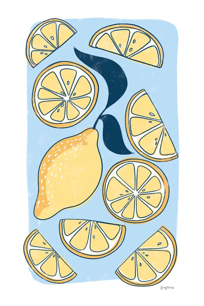 Fun Foodie I by Becky Thorns. SKU 96731h. Archival Giclee Fine art print for wall decor.