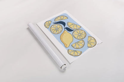 Fun Foodie I by Becky Thorns. shown as a rolled paper print. Available as archival giclee rolled canvas, fine art paper, or poster print. SKU 96731h.