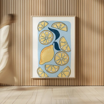 Fun Foodie I by Becky Thorns. shown as over sized large wall art. Available as an archival giclee rolled canvas, fine art paper, or poster print. SKU 96731h.