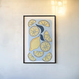 Fun Foodie I by Becky Thorns. shown as a paper print in a black flame. Available as a archival giclee rolled canvas, fine art paper, or poster print. SKU 96731h.