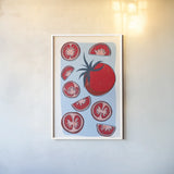 Fun Foodie II by Becky Thorns. shown as a paper print in a white frame. Available as a archival giclee rolled canvas, fine art paper, or poster print. SKU 96732h.