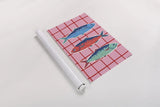 Fun Sardines III by Becky Thorns. shown as a rolled paper print. Available as archival giclee rolled canvas, fine art paper, or poster print. SKU 103714h.