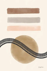 Geo Abstract IV Neutral Pink by Becky Thorns. SKU 67080h. Archival Giclee Fine art print for wall decor.
