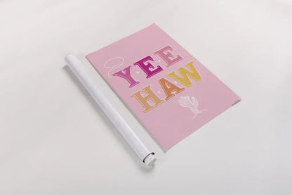 Glam Cowgirl II by Becky Thorns. shown as a rolled paper print. Available as archival giclee rolled canvas, fine art paper, or poster print. SKU 90057h.