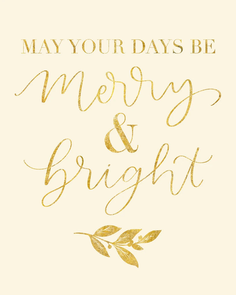 Gold Christmas I by Becky Thorns