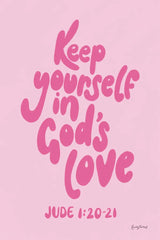 Good Word II Pink by Becky Thorns. SKU 97021h. Archival Giclee Fine art print for wall decor.
