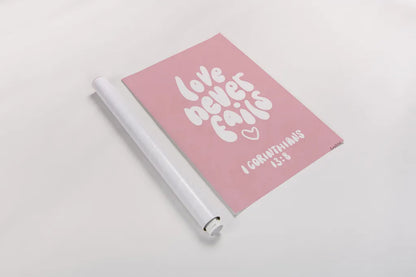 Good Words I by Becky Thorns. shown as a rolled paper print. Available as archival giclee rolled canvas, fine art paper, or poster print. SKU 83994h.