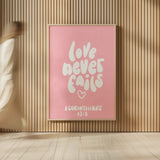 Good Words I by Becky Thorns. shown as over sized large wall art. Available as an archival giclee rolled canvas, fine art paper, or poster print. SKU 83994h.