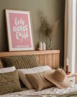 Good Words I by Becky Thorns. shown as a paper print in a natural frame. Available as a archival giclee rolled canvas, fine art paper, or poster print. SKU 83994h.