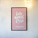 Good Words I by Becky Thorns. shown as a paper print in a black flame. Available as a archival giclee rolled canvas, fine art paper, or poster print. SKU 83994h.