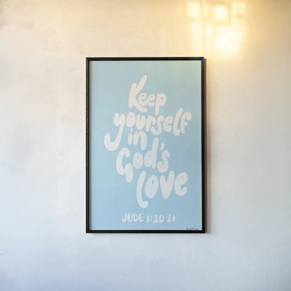 Good Words II by Becky Thorns. shown as a paper print in a black flame. Available as a archival giclee rolled canvas, fine art paper, or poster print. SKU 83995h.