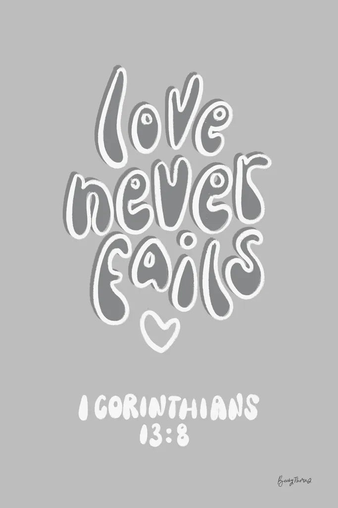 Good Words III Gray by Becky Thorns. SKU 84291h. Archival Giclee Fine art print for wall decor.