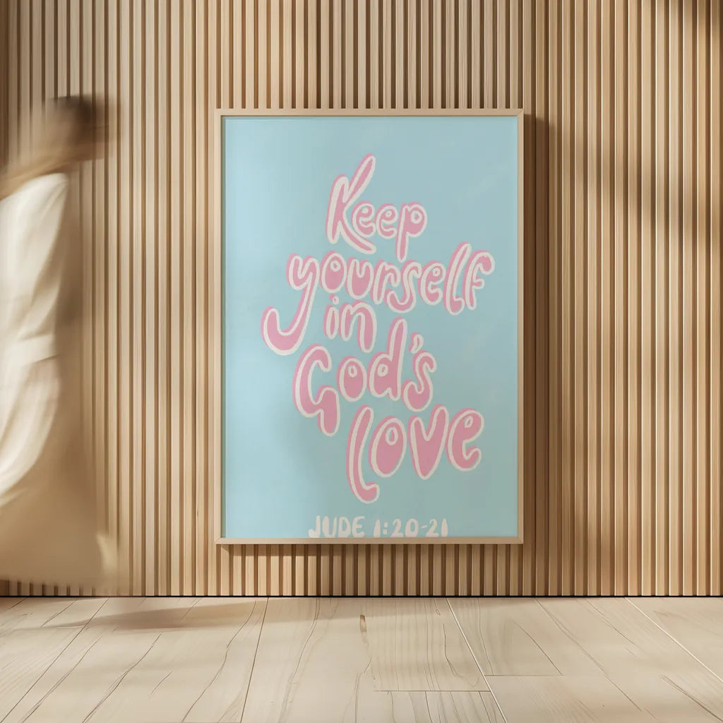 Good Words IV by Becky Thorns. shown as over sized large wall art. Available as an archival giclee rolled canvas, fine art paper, or poster print. SKU 83997h.