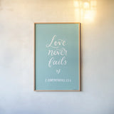 Good Words V by Becky Thorns. shown as a paper print in a natural frame. Available as a archival giclee rolled canvas, fine art paper, or poster print. SKU 83998h.