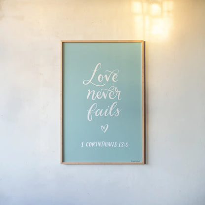 Good Words V by Becky Thorns. shown as a paper print in a natural frame. Available as a archival giclee rolled canvas, fine art paper, or poster print. SKU 83998h.