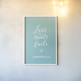 Good Words V by Becky Thorns. shown as a paper print in a white frame. Available as a archival giclee rolled canvas, fine art paper, or poster print. SKU 83998h.