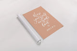 Good Words VI by Becky Thorns. shown as a rolled paper print. Available as archival giclee rolled canvas, fine art paper, or poster print. SKU 83999h.