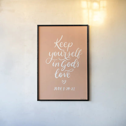 Good Words VI by Becky Thorns. shown as a paper print in a black flame. Available as a archival giclee rolled canvas, fine art paper, or poster print. SKU 83999h.