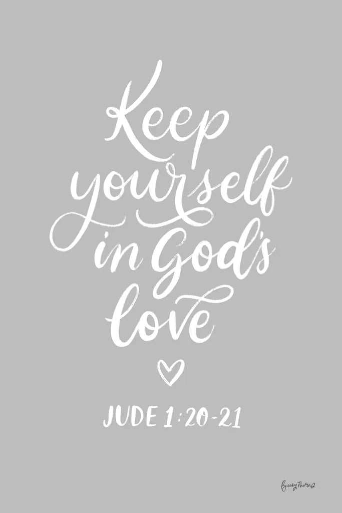 Good Words VI Gray by Becky Thorns. SKU 84292h. Archival Giclee Fine art print for wall decor.