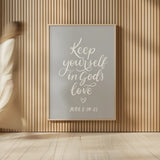 Good Words VI Gray by Becky Thorns. shown as over sized large wall art. Available as an archival giclee rolled canvas, fine art paper, or poster print. SKU 84292h.