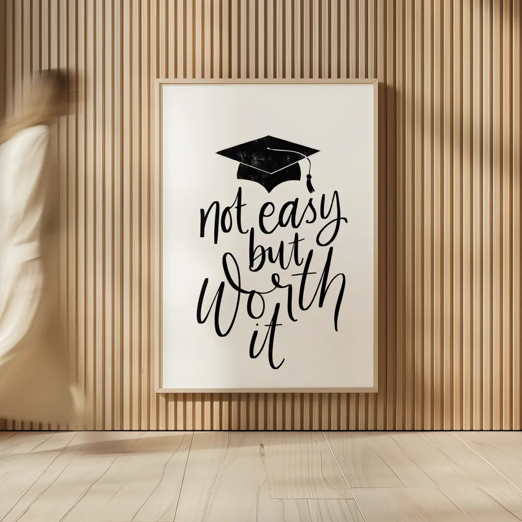 Graduation I by Becky Thorns. shown as over sized large wall art. Available as an archival giclee rolled canvas, fine art paper, or poster print. SKU 59192h.