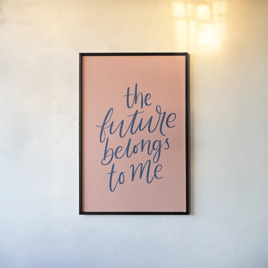 Graduation II Pink by Becky Thorns. shown as a paper print in a black flame. Available as a archival giclee rolled canvas, fine art paper, or poster print. SKU 59197h.