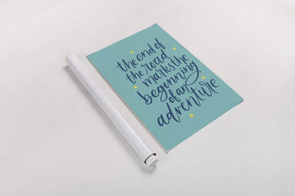 Graduation III Aqua by Becky Thorns. shown as a rolled paper print. Available as archival giclee rolled canvas, fine art paper, or poster print. SKU 59198h.