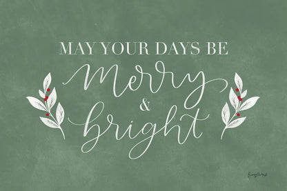 Green Christmas I by Becky Thorns. SKU 73290i. Archival Giclee Fine art print for wall decor.