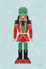 Holiday Cheer Nutcrackers I by Becky Thorns. SKU 83912h. Archival Giclee Fine art print for wall decor.