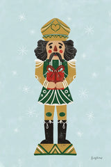 Holiday Cheer Nutcrackers II by Becky Thorns. SKU 83913h. Archival Giclee Fine art print for wall decor.
