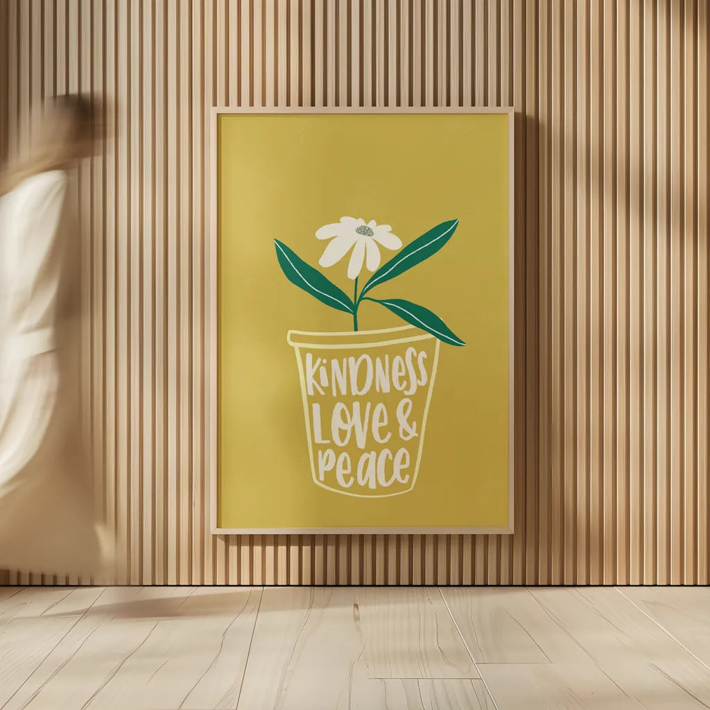 Home Grown II by Becky Thorns. shown as over sized large wall art. Available as an archival giclee rolled canvas, fine art paper, or poster print. SKU 71107h.