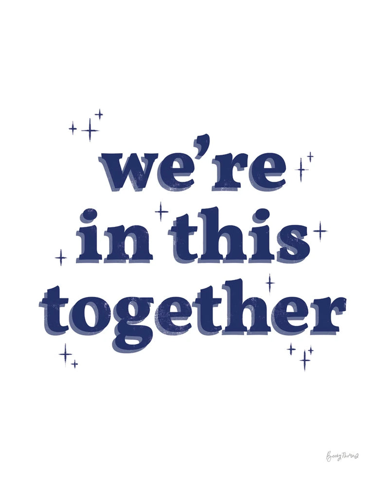 In This Together White Indigo by Becky Thorns