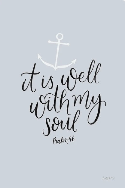 It is Well With My Soul by Becky Thorns. SKU 61721h. Archival Giclee Fine art print for wall decor.