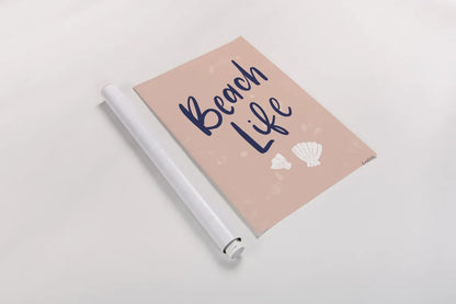 Just Beachy II by Becky Thorns. shown as a rolled paper print. Available as archival giclee rolled canvas, fine art paper, or poster print. SKU 83389h.