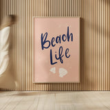 Just Beachy II by Becky Thorns. shown as over sized large wall art. Available as an archival giclee rolled canvas, fine art paper, or poster print. SKU 83389h.