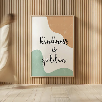 Kindness by Becky Thorns. shown as over sized large wall art. Available as an archival giclee rolled canvas, fine art paper, or poster print. SKU 68254h.