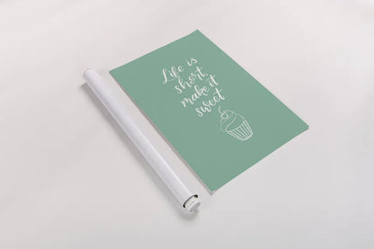 Kitchen Words I by Becky Thorns. shown as a rolled paper print. Available as archival giclee rolled canvas, fine art paper, or poster print. SKU 65482h.