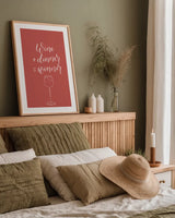 Kitchen Words III by Becky Thorns. shown as a paper print in a natural frame. Available as a archival giclee rolled canvas, fine art paper, or poster print. SKU 65484h.