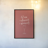 Kitchen Words III by Becky Thorns. shown as a paper print in a black flame. Available as a archival giclee rolled canvas, fine art paper, or poster print. SKU 65484h.