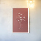 Kitchen Words III by Becky Thorns. shown as a paper print in a white frame. Available as a archival giclee rolled canvas, fine art paper, or poster print. SKU 65484h.