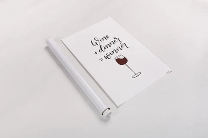 Kitchen Words III BW II by Becky Thorns. shown as a rolled paper print. Available as archival giclee rolled canvas, fine art paper, or poster print. SKU 69863h.