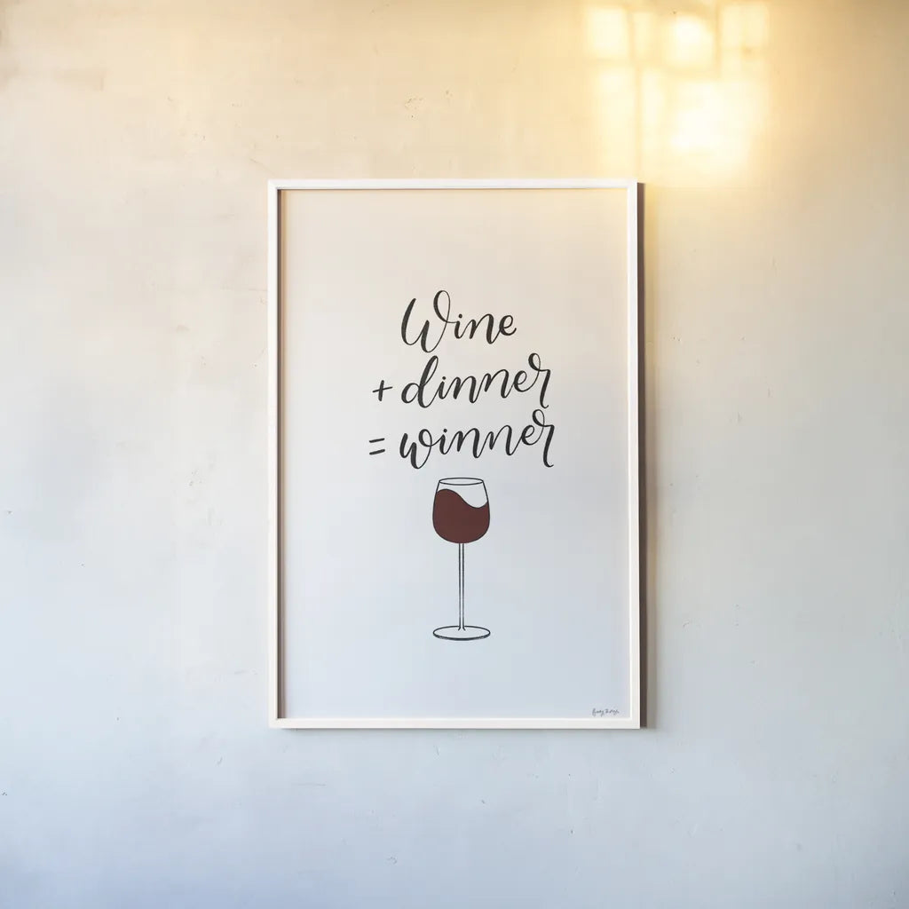 Kitchen Words III BW II by Becky Thorns. shown as a paper print in a white frame. Available as a archival giclee rolled canvas, fine art paper, or poster print. SKU 69863h.