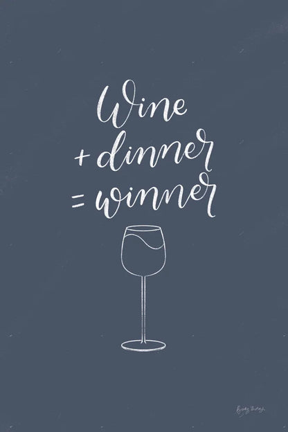 Kitchen Words III Blue by Becky Thorns. SKU 70548h. Archival Giclee Fine art print for wall decor.