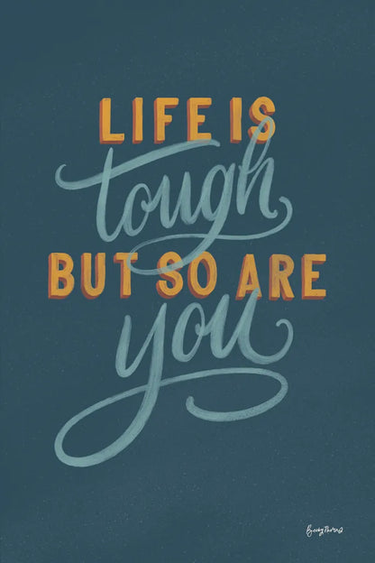Life is Tough by Becky Thorns. SKU 51864h. Archival Giclee Fine art print for wall decor.