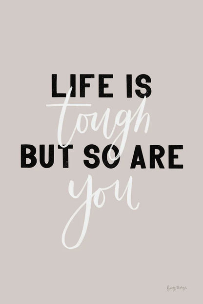 Life is Tough by Becky Thorns. SKU 61716h. Archival Giclee Fine art print for wall decor.