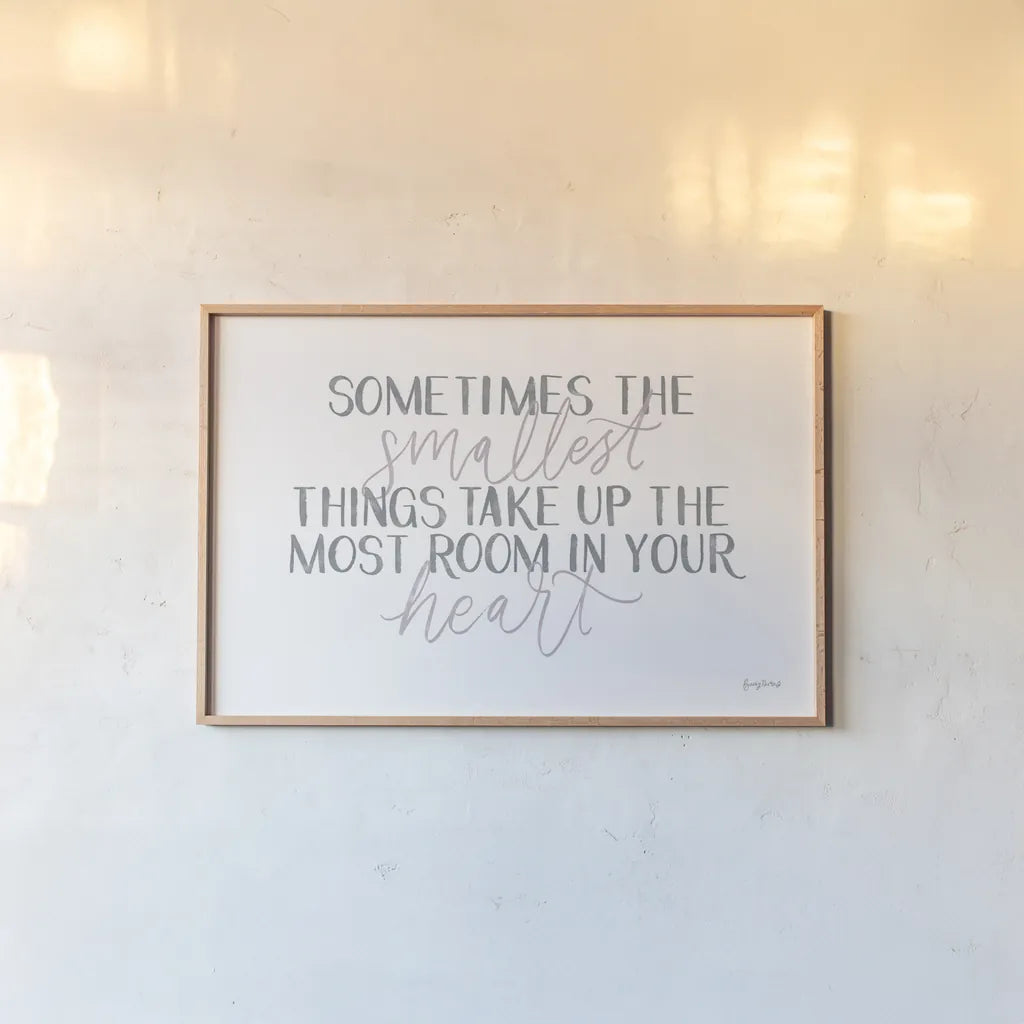 Little Child II by Becky Thorns. shown as a paper print in a natural frame. Available as a archival giclee rolled canvas, fine art paper, or poster print. SKU 62140i.