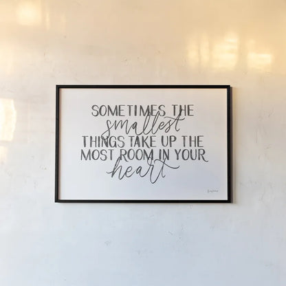 Little Child II BW by Becky Thorns. shown as a paper print in a black flame. Available as a archival giclee rolled canvas, fine art paper, or poster print. SKU 62143i.